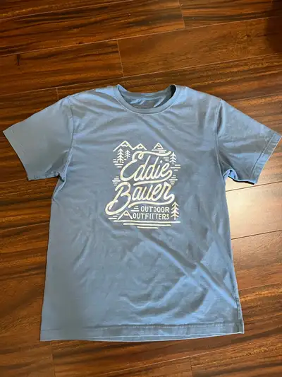 Eddie Bauer men’s small light blue outdoor t-shirt, View more