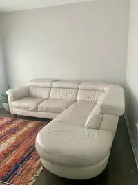 Natuzzi L sectional sofa 