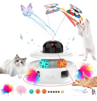 New 5 in 1 Interactive Cat Toys, Interactive Cat Toys for Indoor
