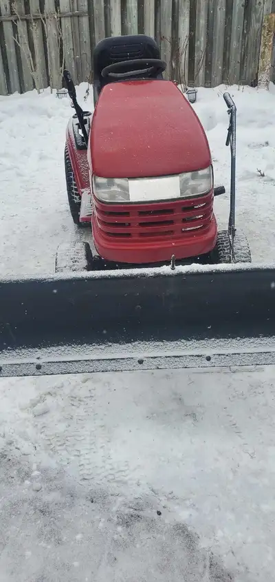 Craftsman Lawn tractor plow, View more