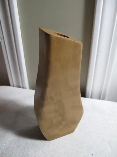 2001 Spalted Curley Maple Vase 7" H X 3" W X 1 1/2" T, View more