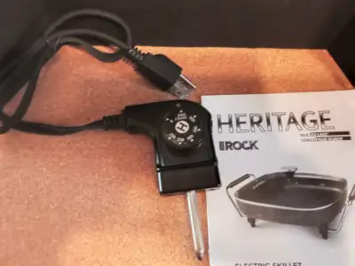 Replacement plug for Heritage Rock Electric Skillet $5.00
