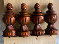 4 PCS French Style Wood Turning for Bed Post or anything else