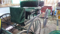 Two seat horse carriage