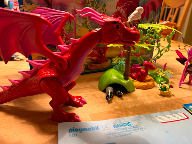 Playmobil Fairies - 9134 - Dragon avec Fée dans Jouets et jeux  à Sherbrooke - Image 3