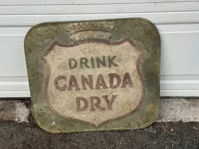 Canada Dry Metal Sign, Repro. $40 , View more