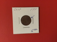 1981   Canada small penny   CLIP