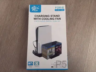 KJH PS5 Charging Stand with Cooling Fan, View more