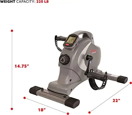 Retail $175 Like New Magnetic Desk Cycle Mini Exercise Bike in Exercise Equipment in North Shore - Image 4