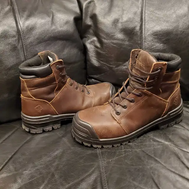 New Mens  Size 11 TERRA Steel Toe Work Boots  in Men's Shoes in Barrie - Image 6