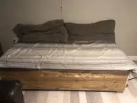 Handmade Wooden Dog Bed 