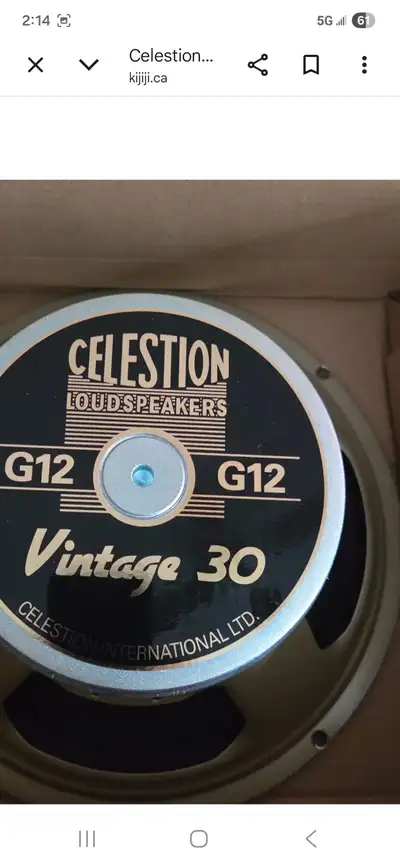 Celestion V30, View more