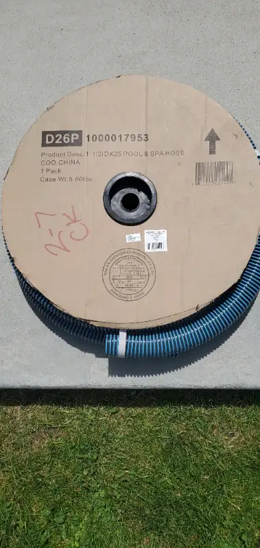 NEW 1.5" ID x 25' pool & spa hose