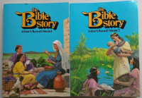 BIBLE STORIES - 2 vol set SC. Uncle Arthur's