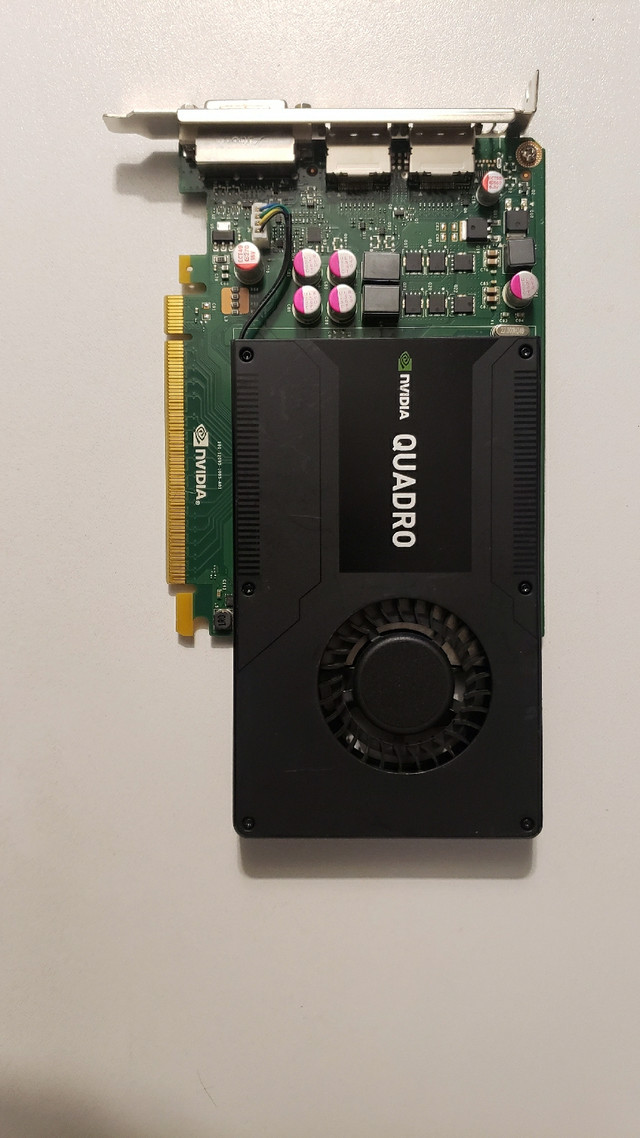 Nvidia Quadro K2000 2GB Pro video card dans Composants de système  à Laval/Rive Nord