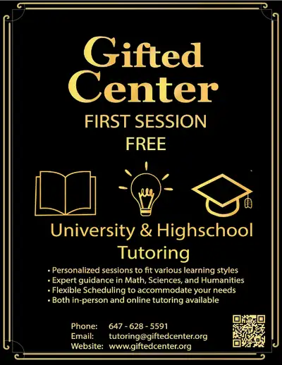 At the Gifted Center, we specialize: https://www.giftedcenter.org/ Ontario High School Curriculum: M...
