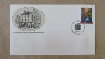 Canada Stamps (FDC) First Day Cover, 1994 T. Eaton Company, 125th. Anniversary - #1510. Mint, unaddr...