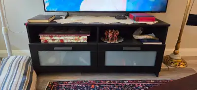 48 inch TV stand. Using currently for a 55 inch tv., View more