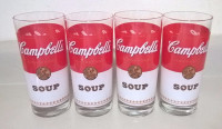 Anchor Hocking Campbell's Tomato Soup Juice Collectible Glass