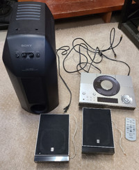 Yamaha CD Player With Yamaha Speakers + Sony Sub