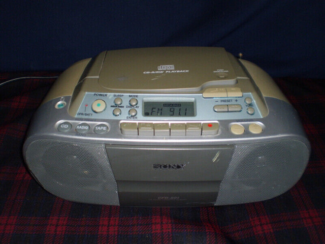 Stereo Cassette Boombox Radios - Sanyo Sharp Sony Coby in General Electronics in City of Toronto - Image 3