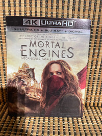 Mortal Engines 4K/Blu-ray.Peter Jackson..No Digital Copy