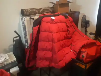 Penn Red Puffer Jacket, View more