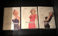 Three brand new Marilyn Monroe DVDs