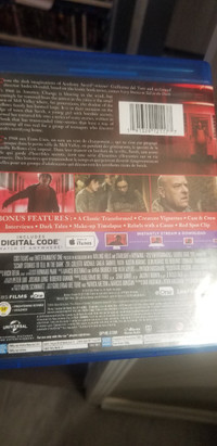Horror movieblu ray  scary stor to tell in the dark digital code