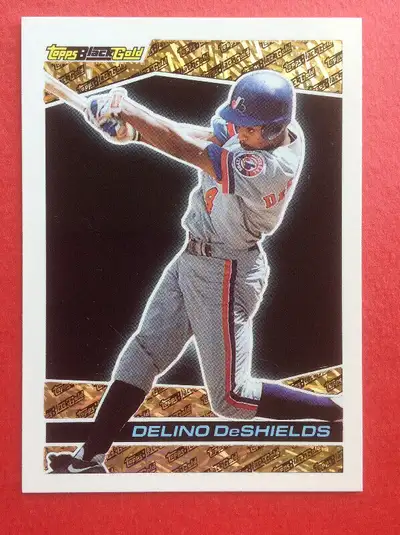 1993 Topps Black Gold Montreal Expos ~ Delino DeShields ~, View more