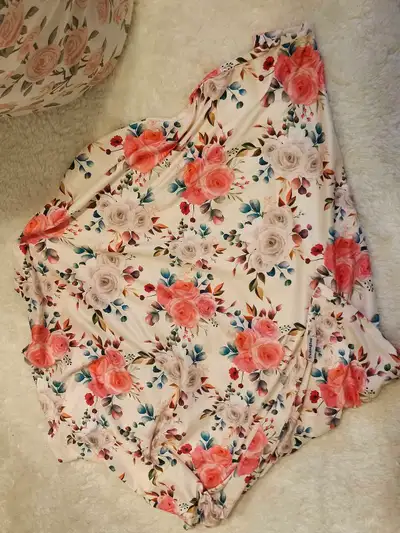 Nursing cover - cream rose, View more