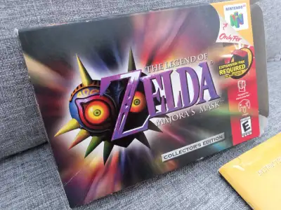 The Legend of Zelda: Majora's Mask Collector's Edition N64 READ!, View more