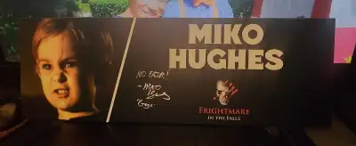 Autographed Miko Hughes Name Plate, View more