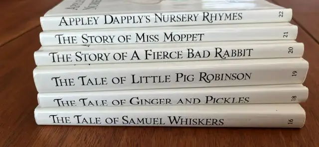 Beatrix Potter 6 Books (16, 18-22) Classic Tales
