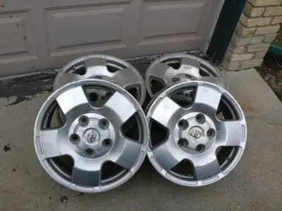 4 Toyota 18" Aluminum Alloy Rims 5 Bolt Pattern C/W Tire Pressure sensors. V/G Condition $ 275.00 or...