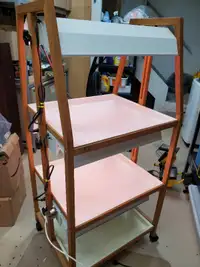 3 level plant stand with grow lights