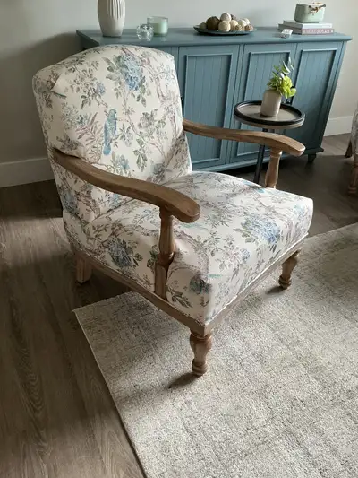 New Modern Farmhouse Accent Chair, View more