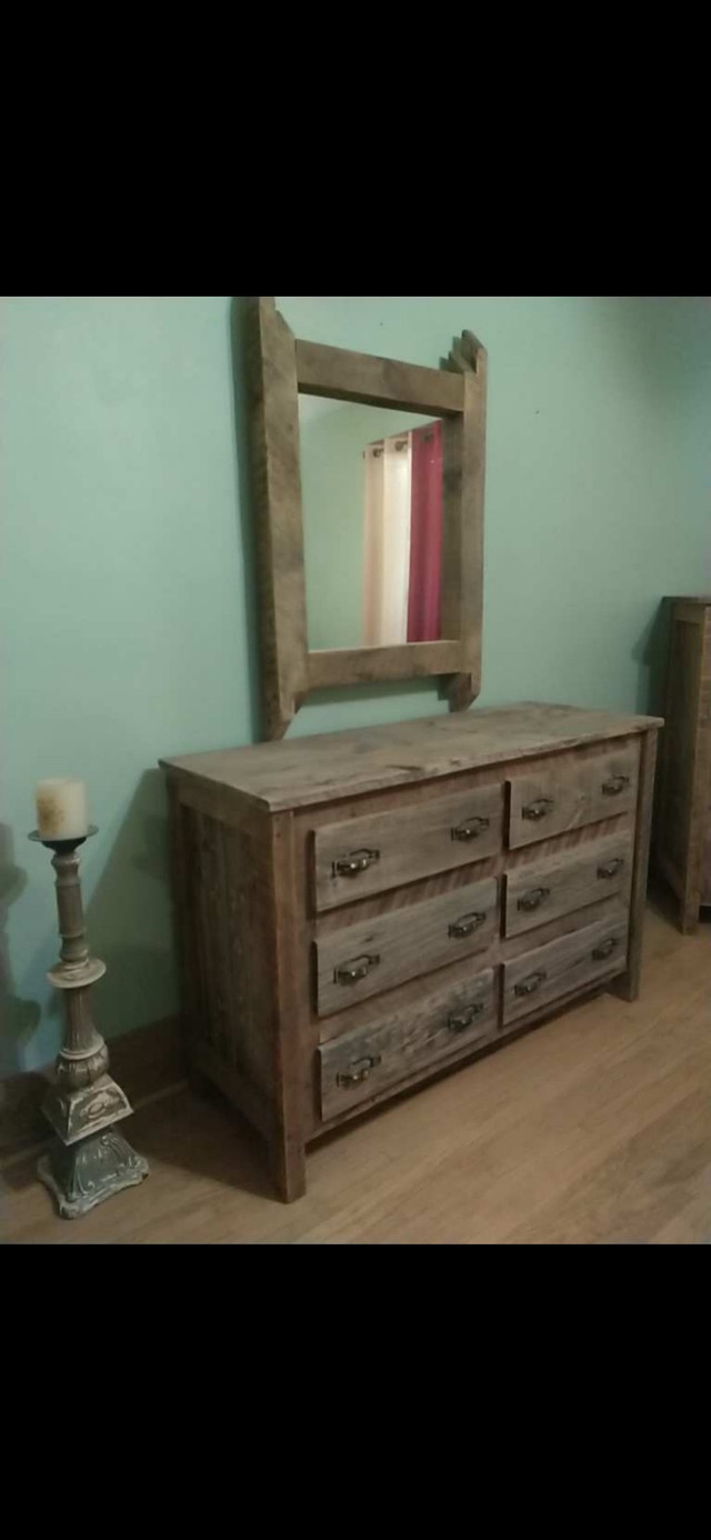 Rustic bedroom set made from reclaimed wood in Beds & Mattresses in City of Toronto - Image 3