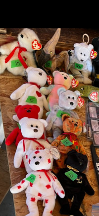 Stuffed animals and beanie babies 