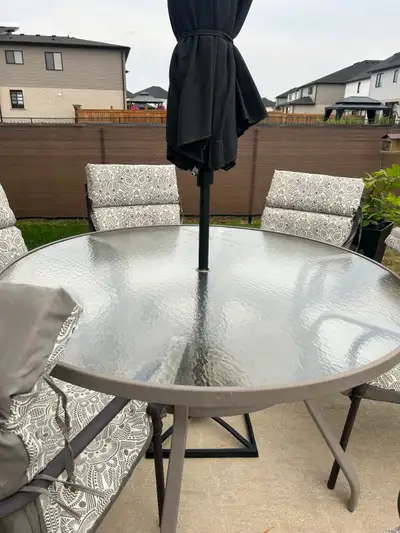 Outdoor round dining table, View more