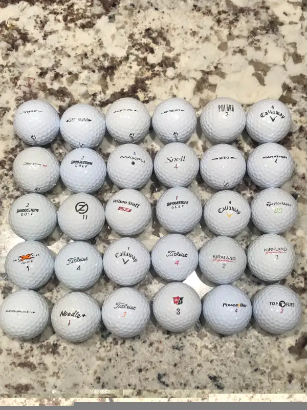 Golf Balls Miscellaneous White for $1 each Excellent conditions in Golf in Kitchener / Waterloo - Image 5