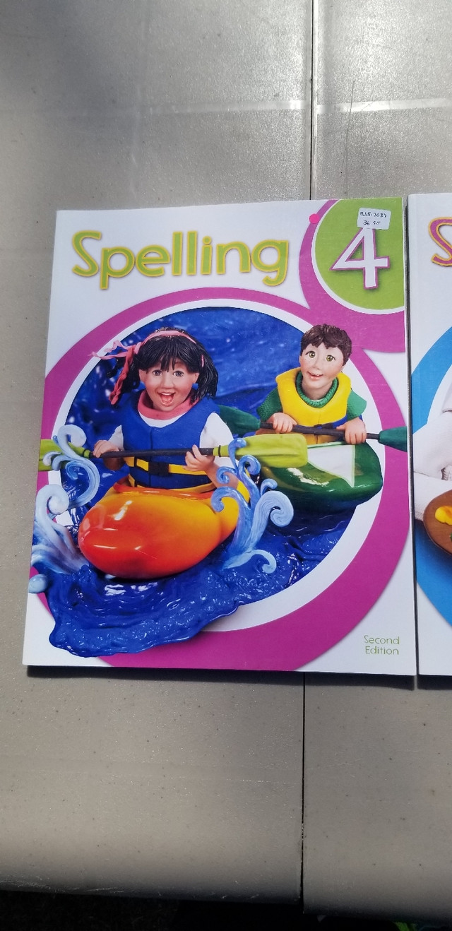 BJU Spelling Student books 4 and 5 lot - new in Textbooks in Edmonton