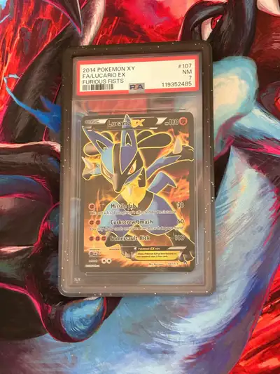 Lucario EX #107 (PSA 7), View more