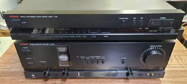 LUXMAN LV-103 STEREO AMPLIFIER AND LUXMAN T-105 STEREO TUNER in Stereo Systems & Home Theatre in City of Toronto - Image 5