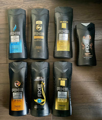 7 NEW Bottles AXE Body wash 