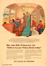 1945 House of Seagram Victory Bond Ad