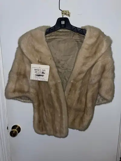 PEARL MINK STOLE, View more