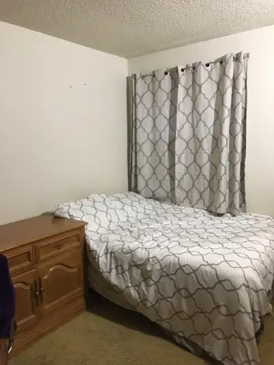 Ideal for students as this room is 5 minute walk from Okanagan College. Furnished room with bed, dre...