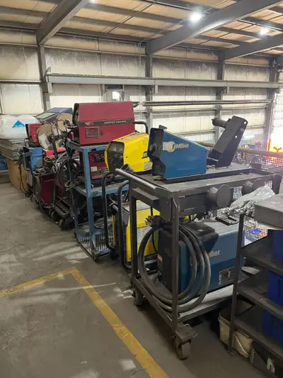 The following tools are for sale: - 5 shop wire feed welders prices range from $300 - $5000 (gas bot...