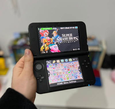 MODDED Nintendo 3ds XL BLK《999+ Games & All Pkmn Titles Gen 1-7》, View more